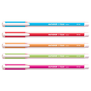 Matador I-teen Ball Pen Black Ink - 6 Pcs